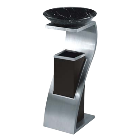 S-shaped new concept ashtray