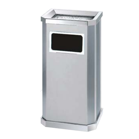 Black and white diagonal seat ashtray