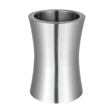 Waist shaped double layer ice bucket