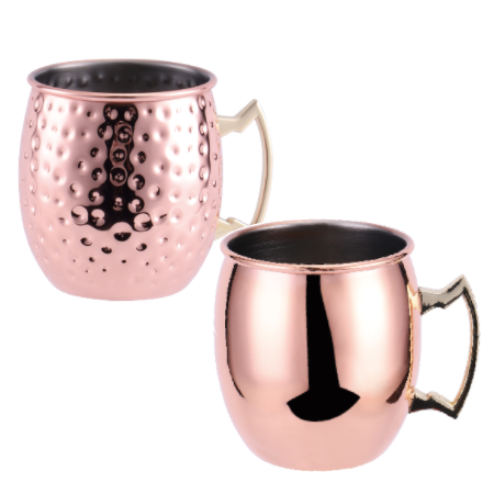 304 stainless steel drum shaped cup (rose gold)