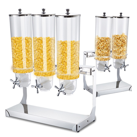 Stainless steel cereal dispenser