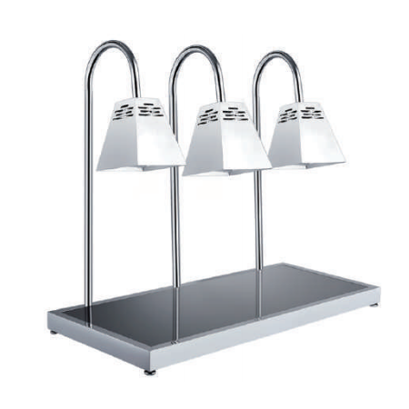 Three head luxury all steel marble insulation table