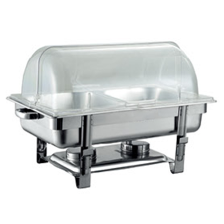 Rectangular buffet stove