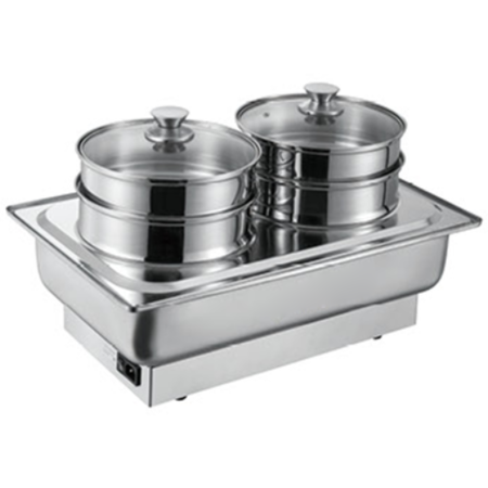 Mechanical electric stainless steel double layer steam furnace